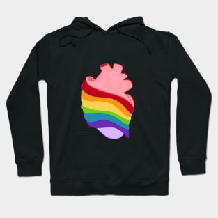 Human heart pride Hoodie